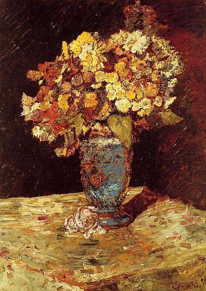 Still Life with Wild and Garden Flowers, Monticelli, Adolphe-Joseph